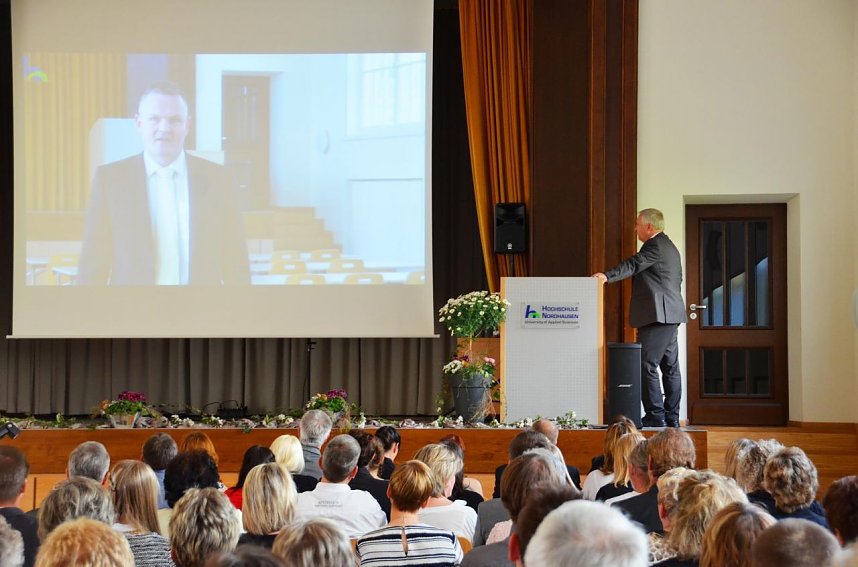 Graduierung an der Hochschule Nordhausen