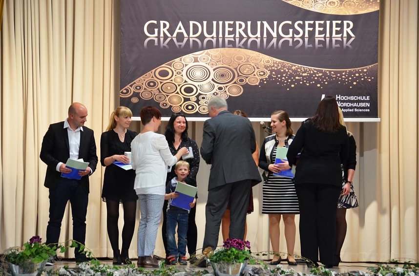 Graduierung an der Hochschule Nordhausen