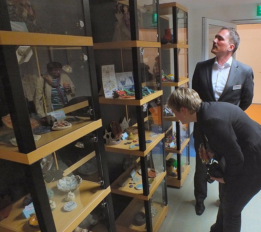 Junge Kunst in der Bleicher&ouml;der HELIOS-Klinik