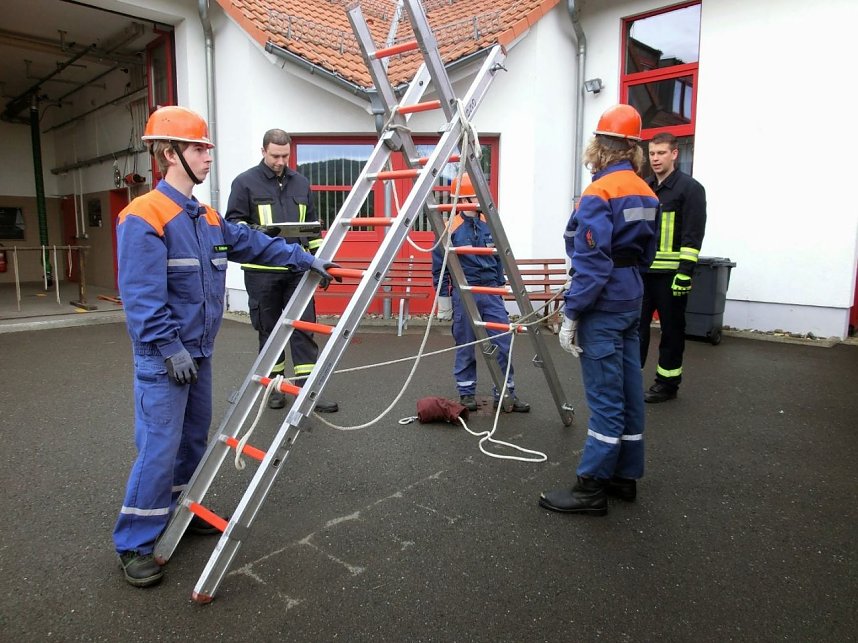 Feuerwehrnachwuchs wird ausgebildet