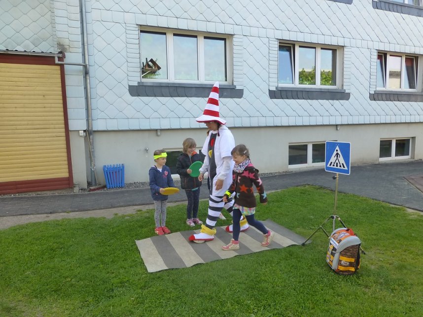 Verkehrssicherheitstag an der Kindertagesst&auml;tte Sonnenhof in Ellrich