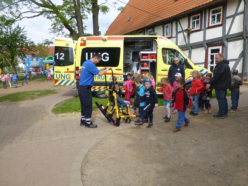 Verkehrssicherheitstag an der Kindertagesst&auml;tte Sonnenhof in Ellrich