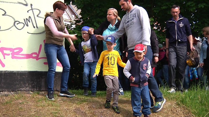 Zum ersten Nordh&auml;user "Anwassern" waren viele Teilnehmer und Schaulustige erschienen