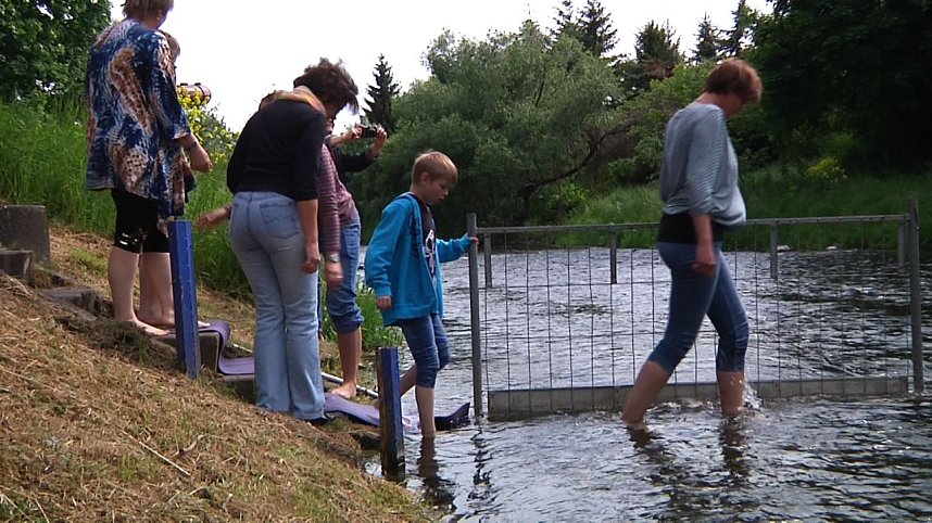 Zum ersten Nordh&auml;user "Anwassern" waren viele Teilnehmer und Schaulustige erschienen