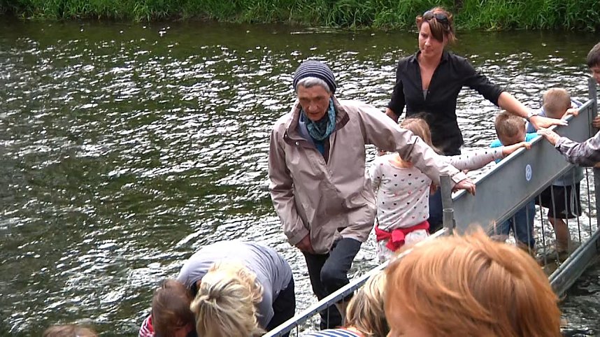 Zum ersten Nordh&auml;user "Anwassern" waren viele Teilnehmer und Schaulustige erschienen