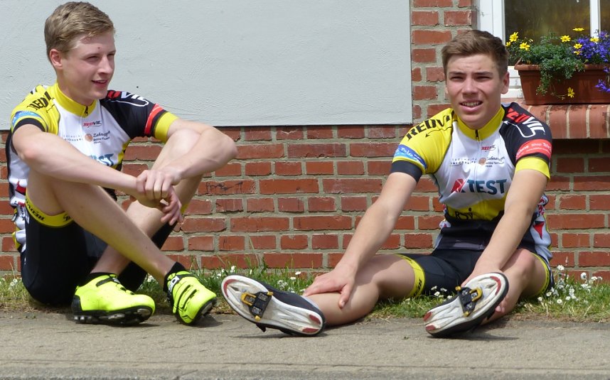 Nordh&auml;user Radsportler beim 1. Eichsfelder Radsporttag in Esplingerode