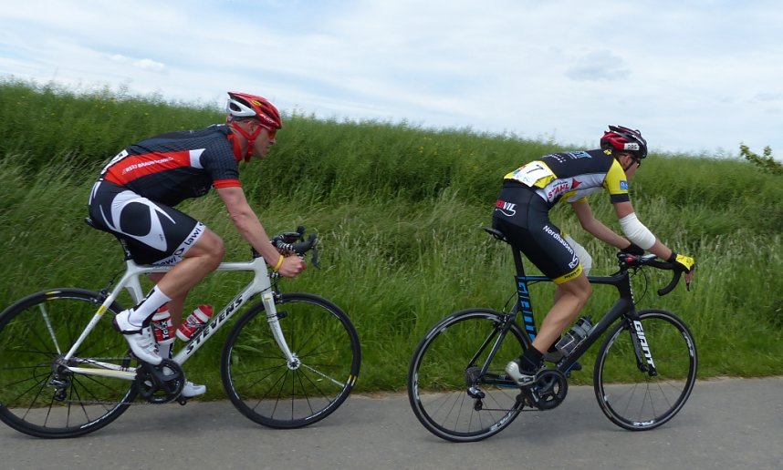 Nordh&auml;user Radsportler beim 1. Eichsfelder Radsporttag in Esplingerode