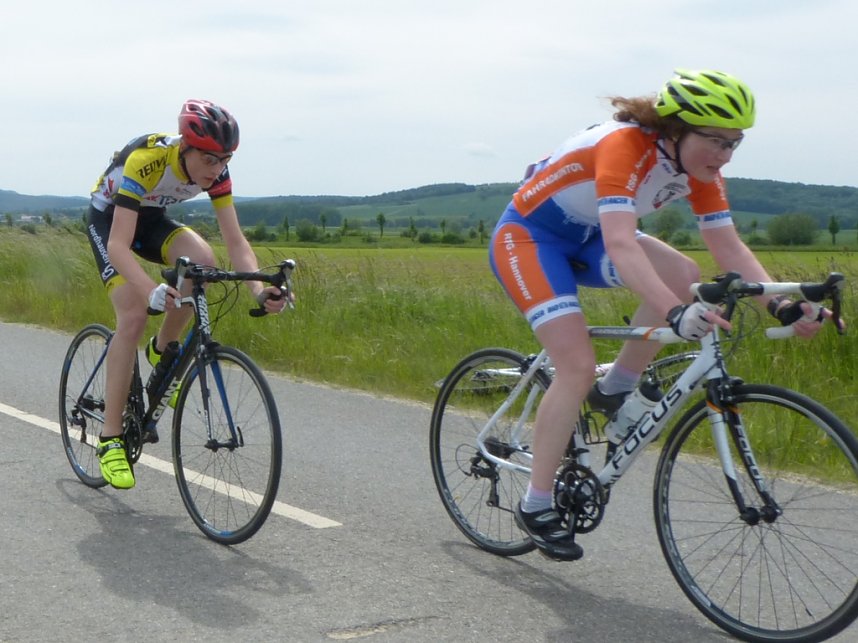 Nordh&auml;user Radsportler beim 1. Eichsfelder Radsporttag in Esplingerode