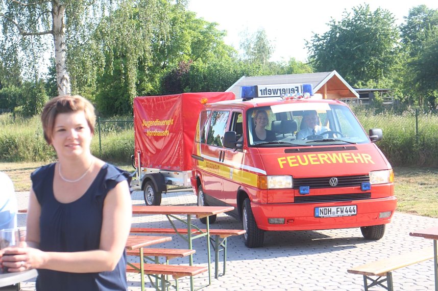 Die Kameraden der Sundh&auml;user Feuerwehr k&ouml;nnen sich nach langem warten endlich &uuml;ber ihr neues Ger&auml;tehaus freuen