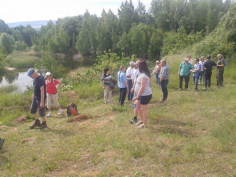 Exkursion in eine Sandgrube