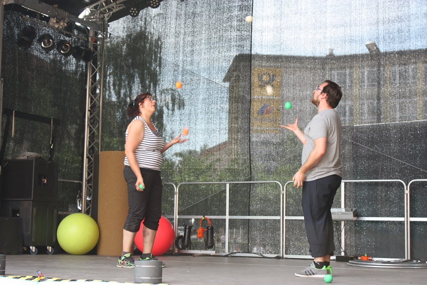 Zirkus Zappelini beim Rolandsfest