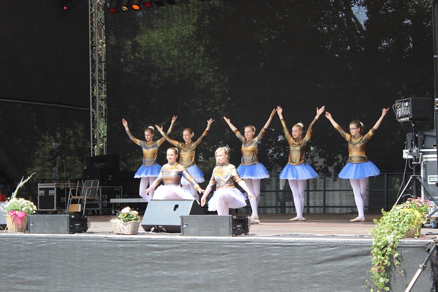 Die Eleven des Tanzstudio Radeva auf dem 47. Rolandsfest