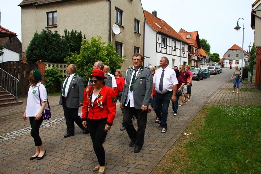 Sch&uuml;tzenfest in Obergebra