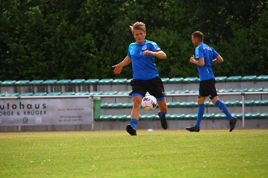 Trainingsauftakt von Wacker Nordhausen in Rottleberode