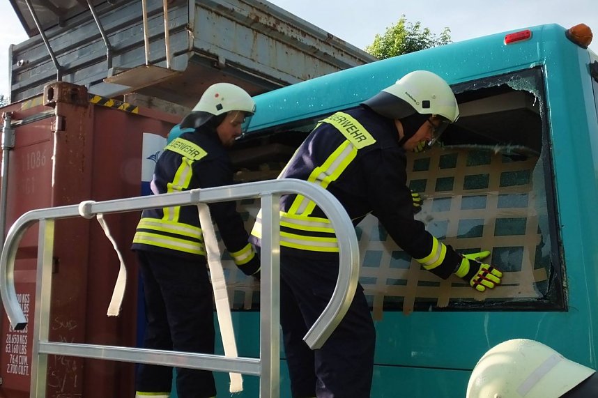 Ausbildung bei der Bleicher&ouml;der Feuerwehr