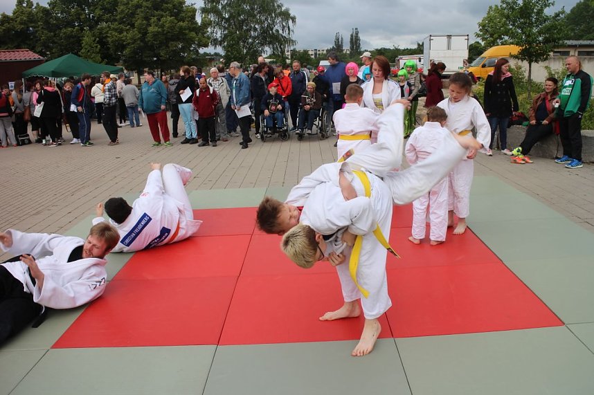 Sport frei! Die Nordth&uuml;ringer Lebenshilfe feierte heute wieder ihr j&auml;hrliches Sportfest in Nordhausen