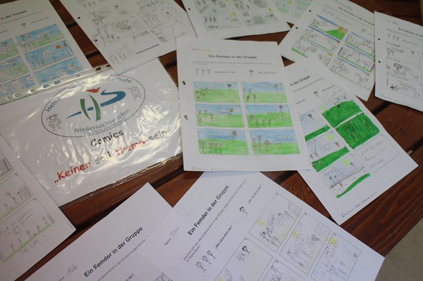 Zur Auseinandersetzung mit dem Thema "Toleranz" fiel den Sch&uuml;lern der Klasse 4a der Grundschule Niedersachswerfen eine Menge ein