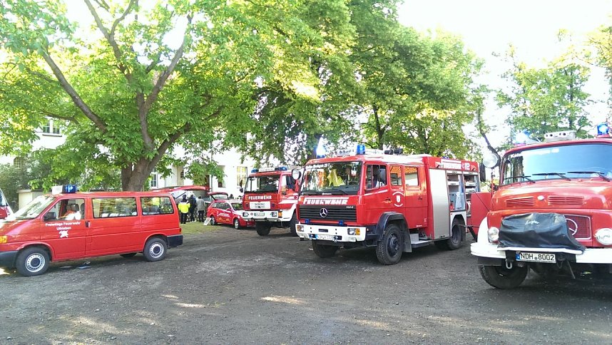 Feuerwehr&uuml;bung in Uthleben