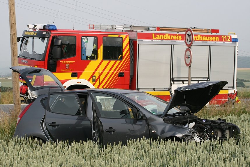 Unfall auf der B4