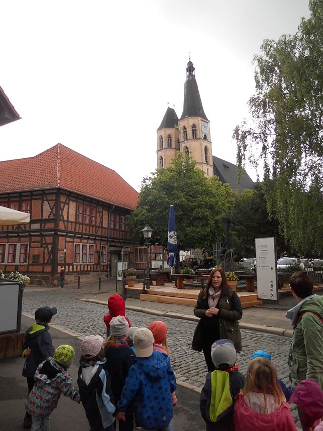 Die Petersdorfer Eichenbergzwerge auf Entdeckertour in Nordhausen