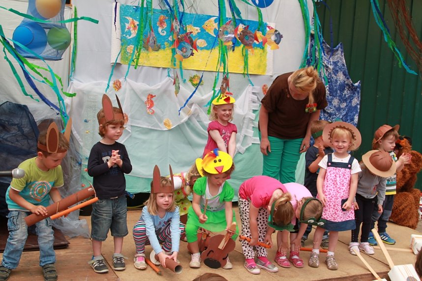 Die KITA Wipperb&auml;ren &ouml;ffnete ihre Tore