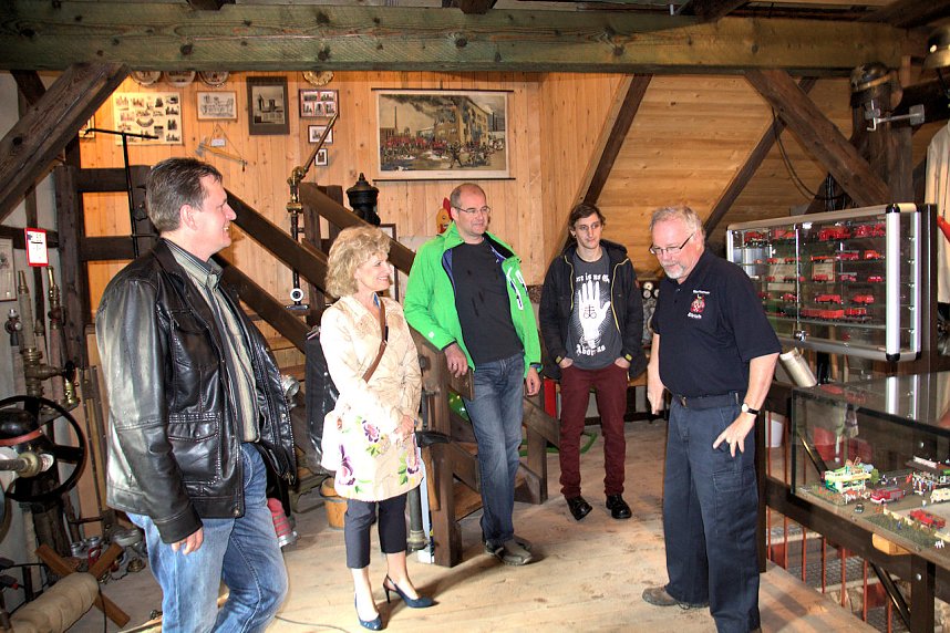 Stadt- und Brauhoffest in Ellrich - Unterwegs im Feuerwehrmuseum Ellrich