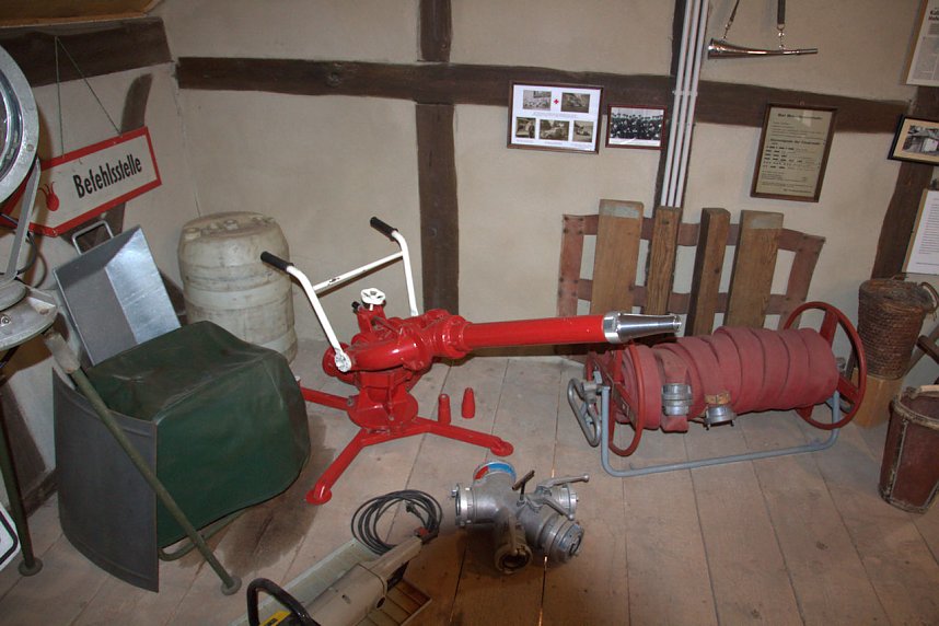 Stadt- und Brauhoffest in Ellrich - Unterwegs im Feuerwehrmuseum Ellrich