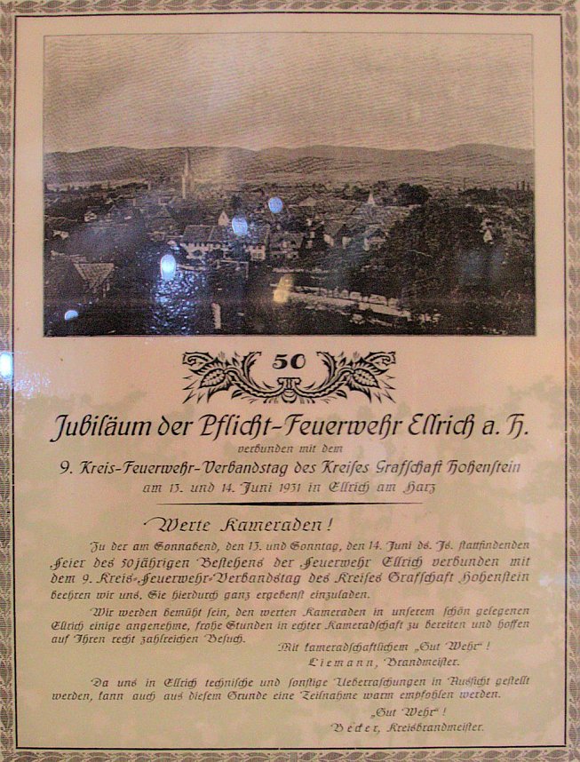 Stadt- und Brauhoffest in Ellrich - Unterwegs im Feuerwehrmuseum Ellrich