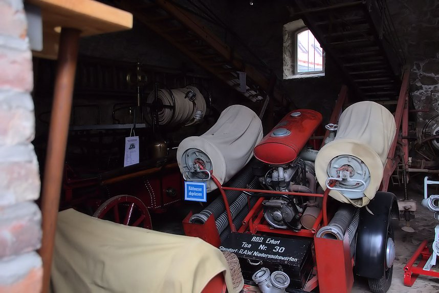 Stadt- und Brauhoffest in Ellrich - Unterwegs im Feuerwehrmuseum Ellrich