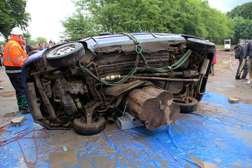 Peter Blei auf dem 5. Berufsaktionstag im Nordh&auml;user Autodrom