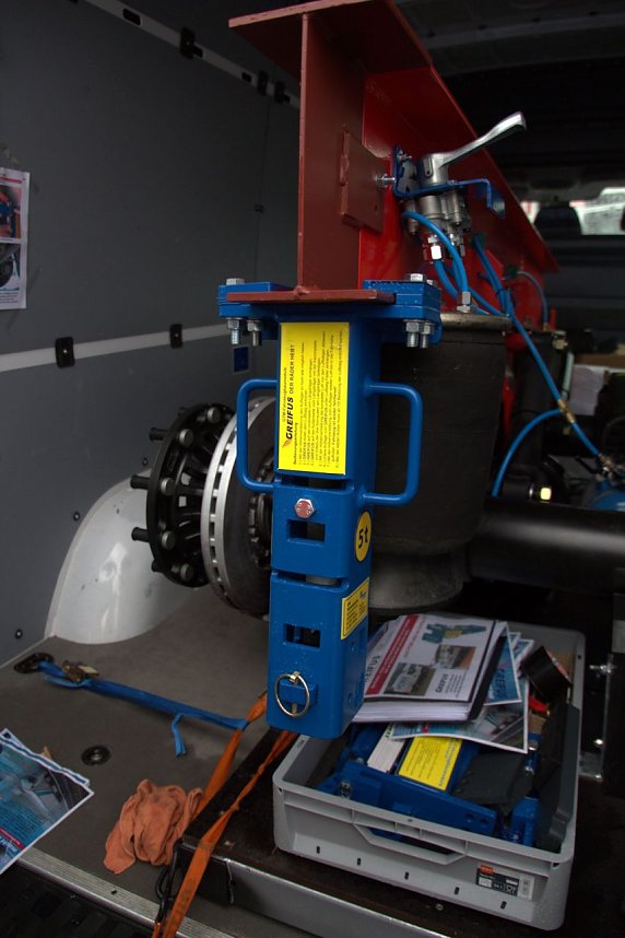 Peter Blei auf dem 5. Berufsaktionstag im Nordh&auml;user Autodrom