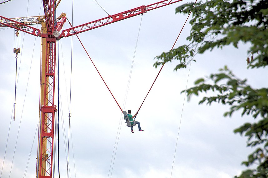 Peter Blei auf dem 5. Berufsaktionstag im Nordh&auml;user Autodrom