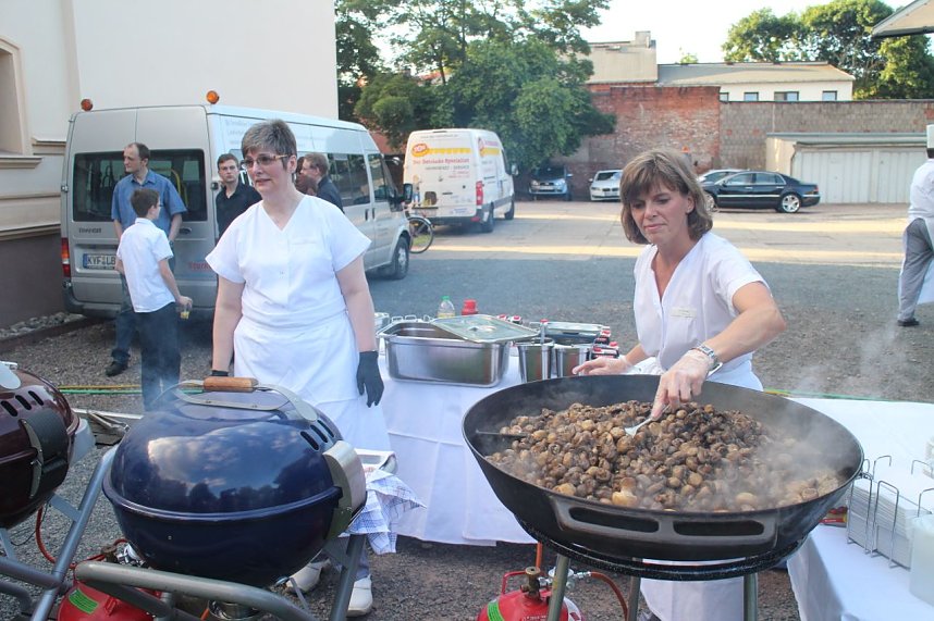 Sommerfest vor dem Nordh&auml;user Landratsamt