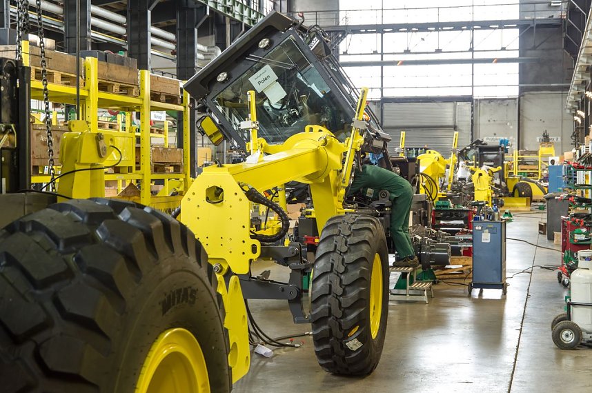 Blick in die Montage der Nobas