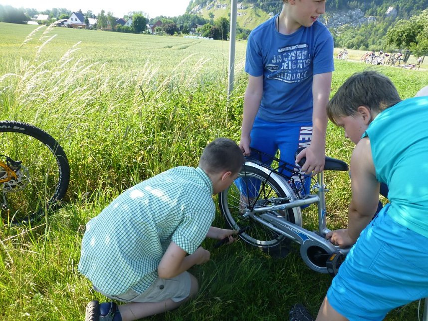 Fahrradrallye von Niedersachswerfen nach Ilfeld