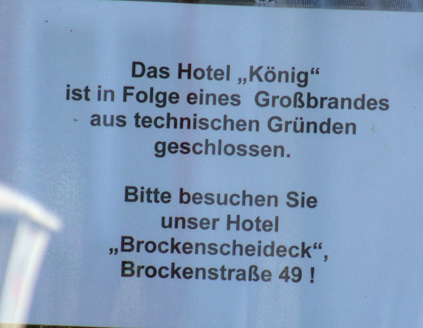 Peter Blei im St&auml;dtchen Schierke