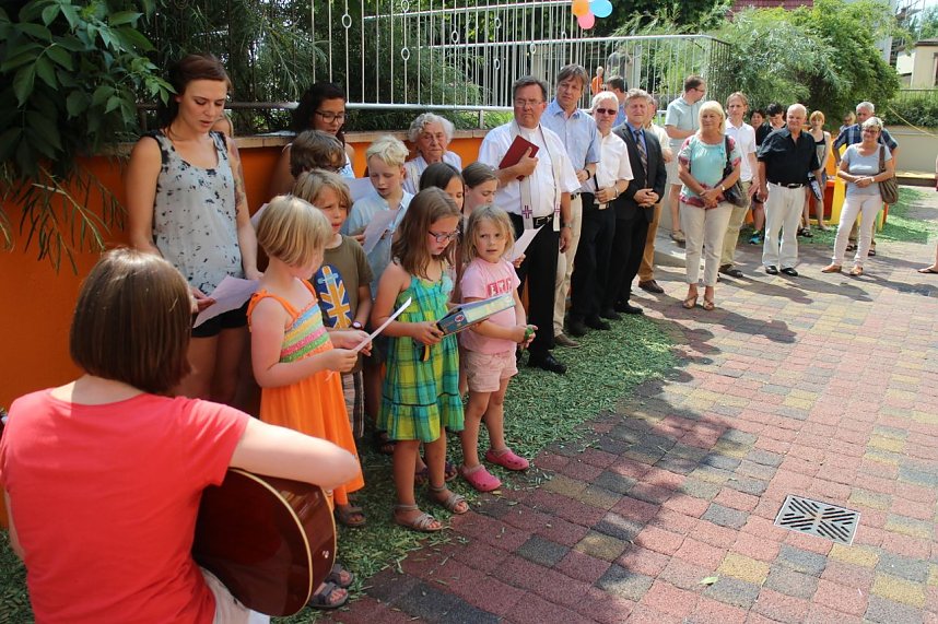 Der &ouml;kumenische Kindergarten er&ouml;ffnete heute seinen neuen Krippenbereich