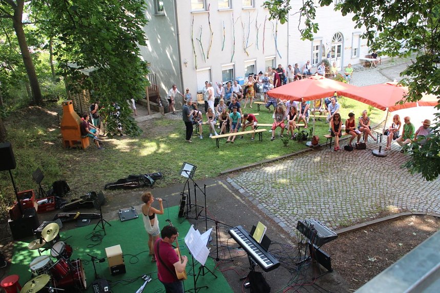 Die Nordh&auml;user Musikschule spielte heute f&uuml;r die Jugendkunstschule auf