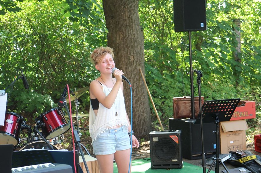 Die Nordh&auml;user Musikschule spielte heute f&uuml;r die Jugendkunstschule auf