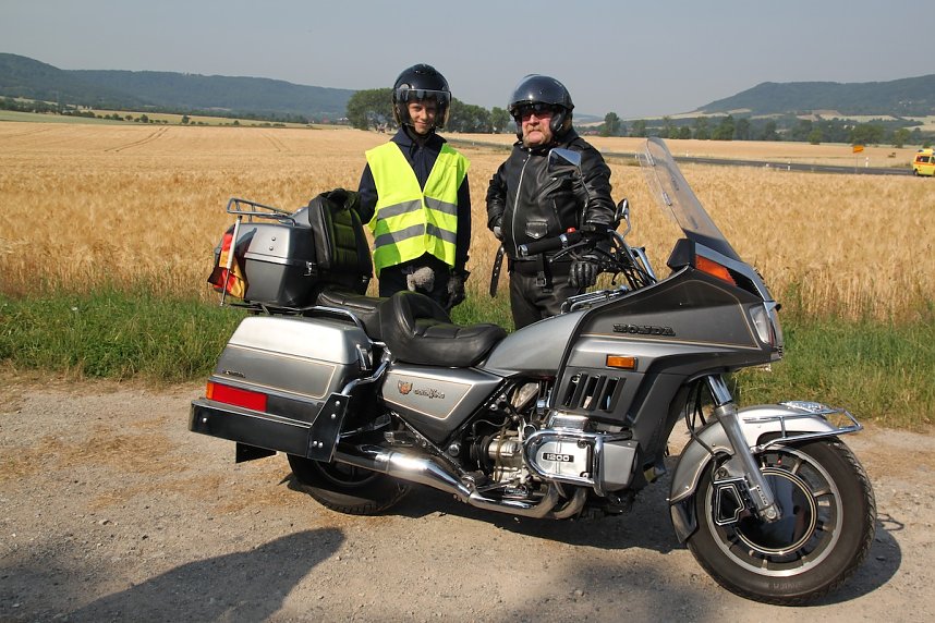 Coole Bikes auf hei&szlig;em Asphalt