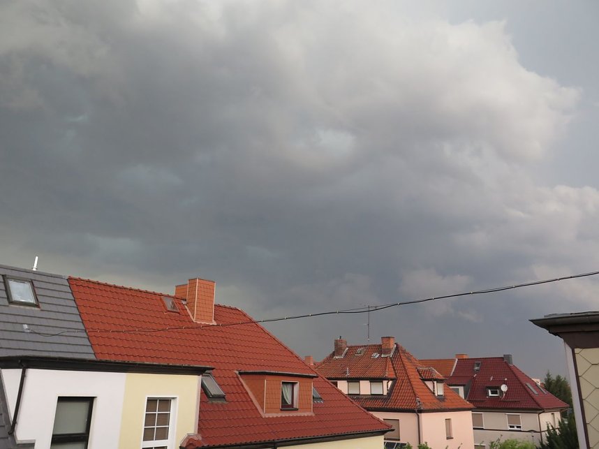 Unwetter &uuml;ber Nordhausen