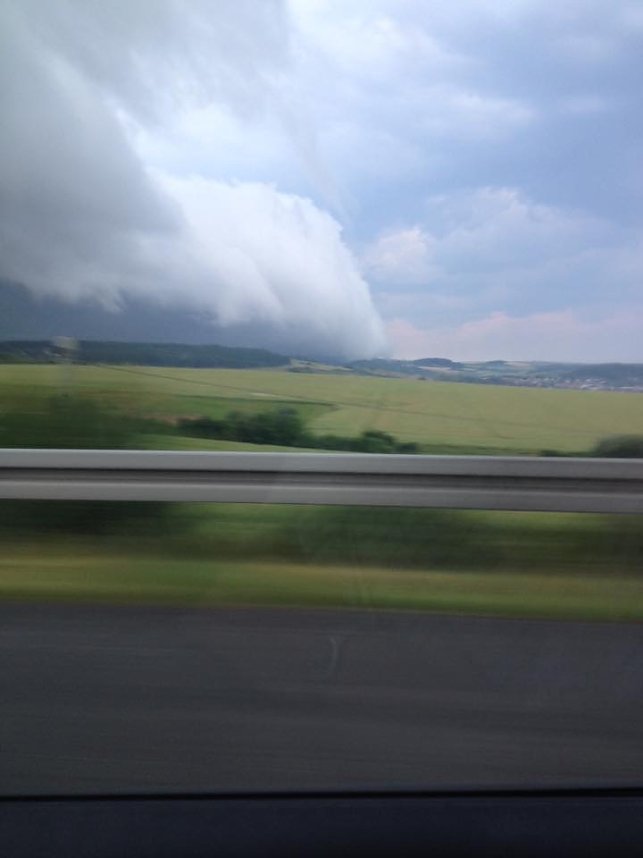 Unwetter &uuml;ber dem Landkreis
