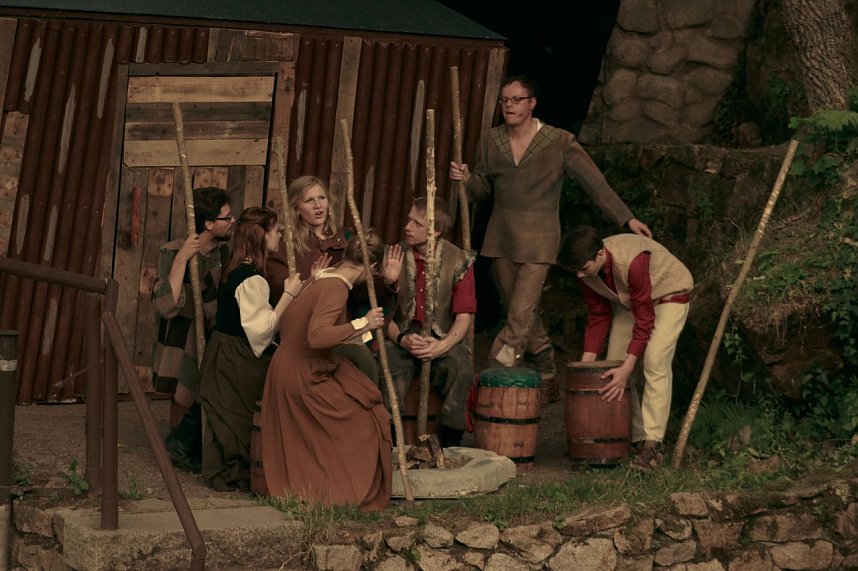 Ausschnitt aus den Proben zu "Robin Hood"