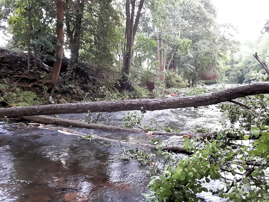 Unwettersch&auml;den in Nordhausen