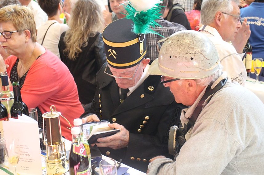 Zum Bergmannsfestes wurde in Sollstedt auch die neue Festhalle er&ouml;ffnet