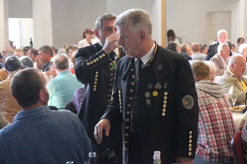 Zum Bergmannsfestes wurde in Sollstedt auch die neue Festhalle er&ouml;ffnet