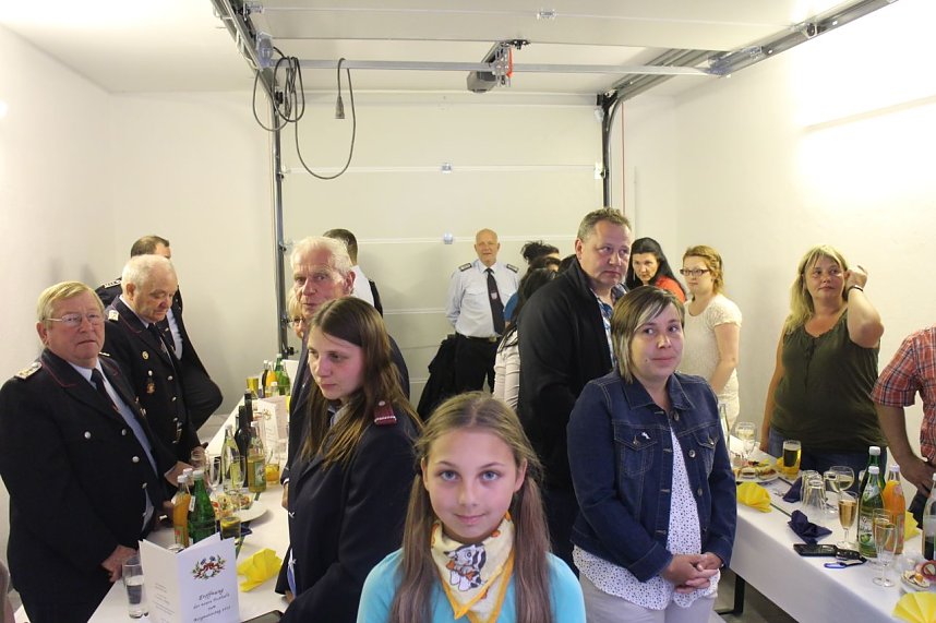 Zum Bergmannsfestes wurde in Sollstedt auch die neue Festhalle er&ouml;ffnet