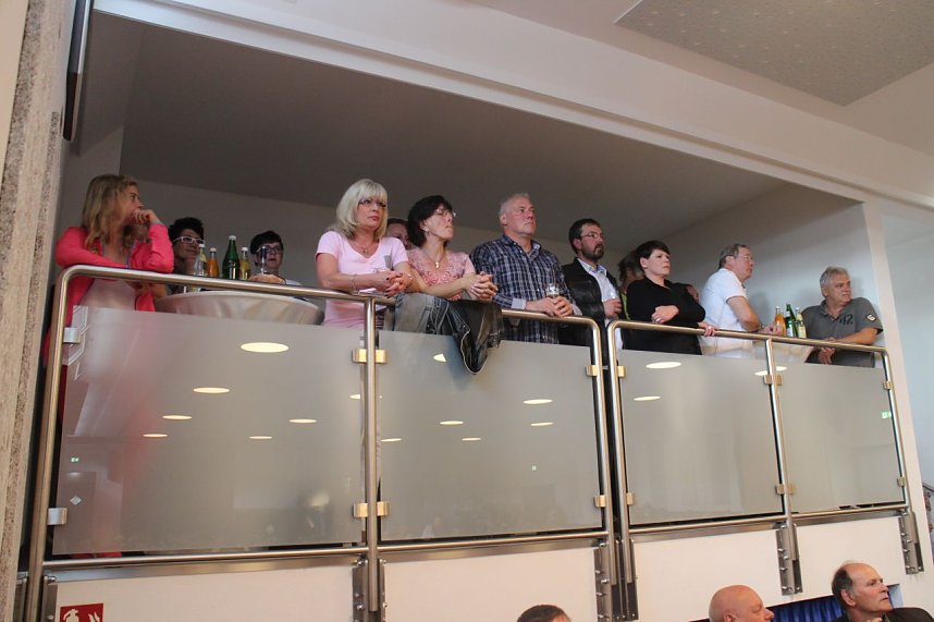 Zum Bergmannsfestes wurde in Sollstedt auch die neue Festhalle er&ouml;ffnet