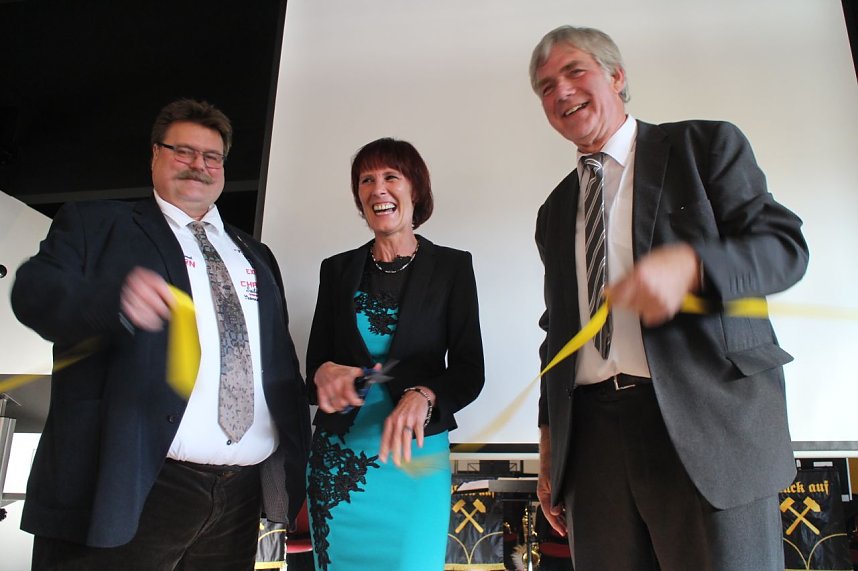 Zum Bergmannsfestes wurde in Sollstedt auch die neue Festhalle er&ouml;ffnet