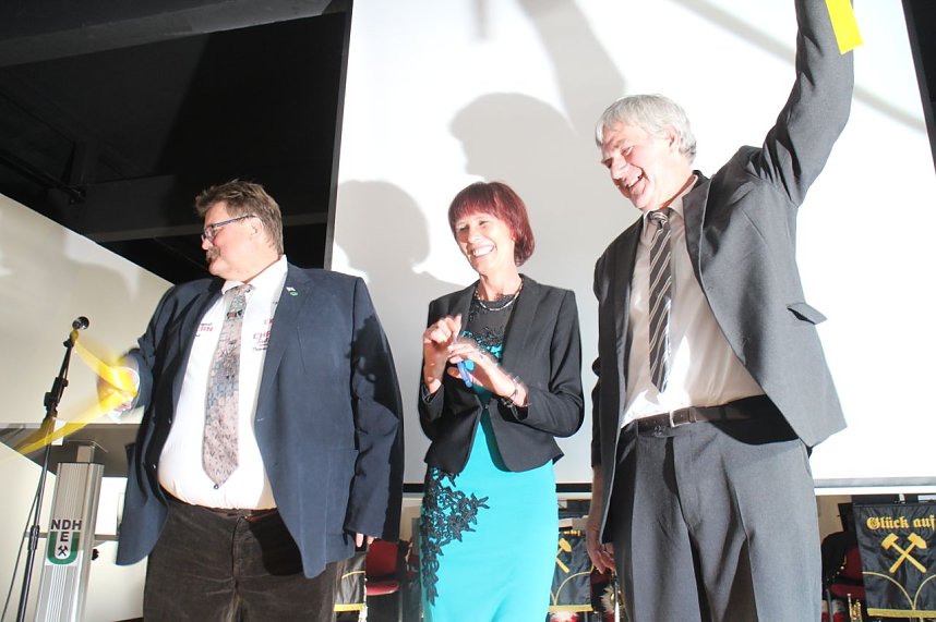 Zum Bergmannsfestes wurde in Sollstedt auch die neue Festhalle er&ouml;ffnet